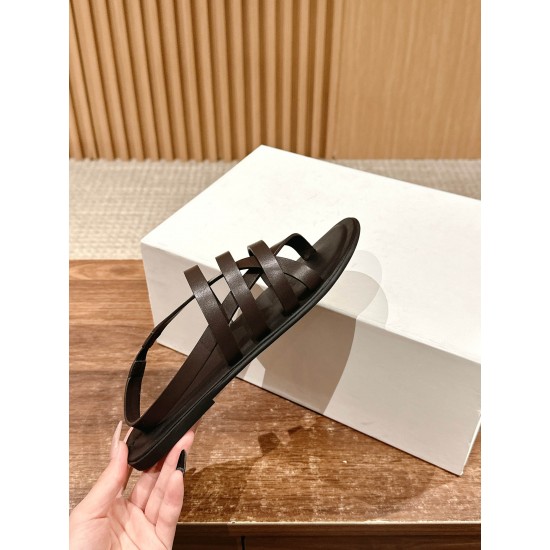 The row sandals