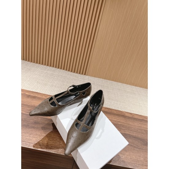 The row sandals