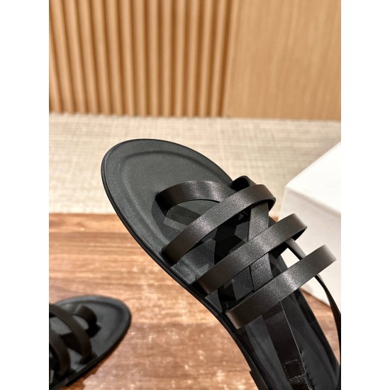 The row sandals