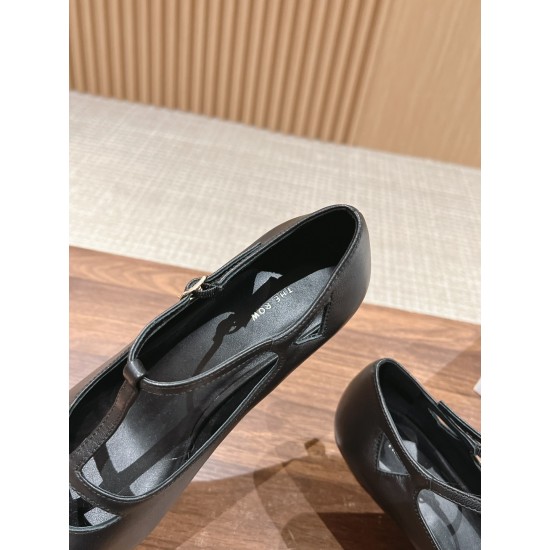 The row sandals