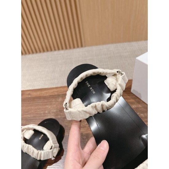 The row sandals