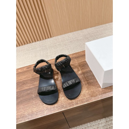 The row sandals