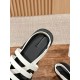 The row sandals