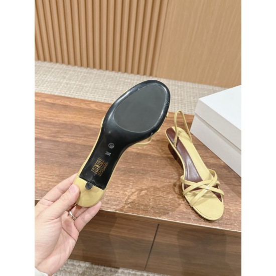 The row sandals
