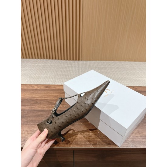 The row sandals