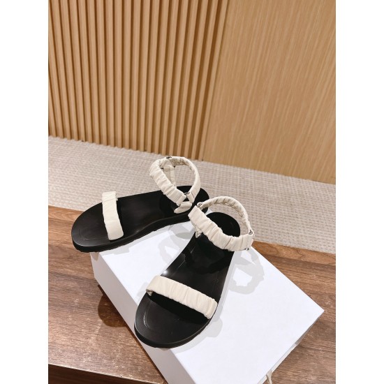The row sandals