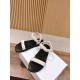 The row sandals