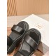 The row sandals