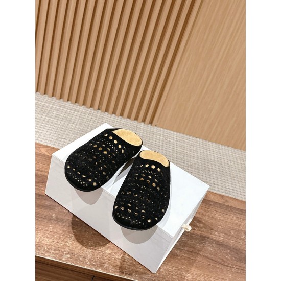 The row sandals