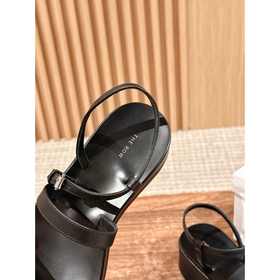 The row sandals