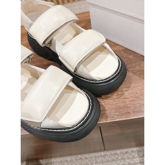 The row sandals