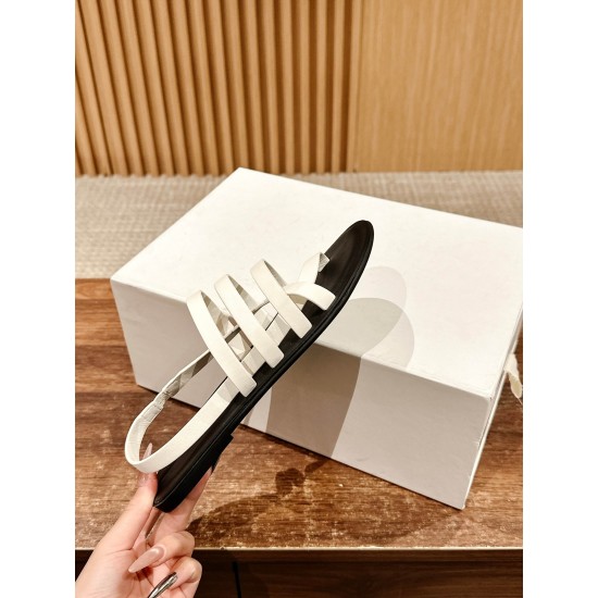 The row sandals