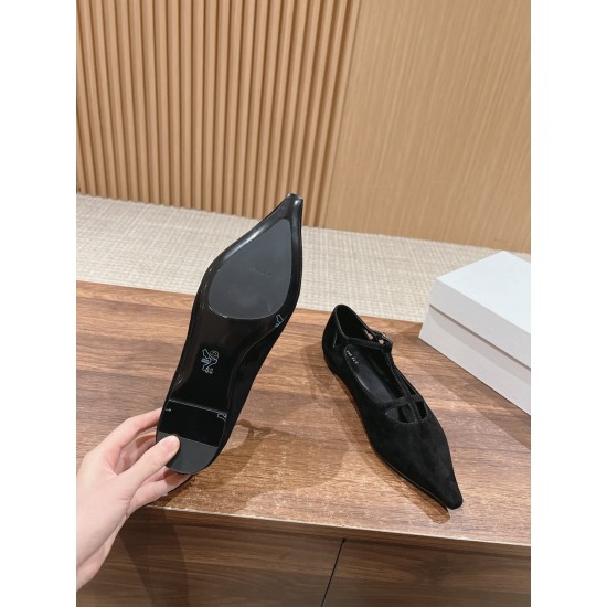 The row sandals