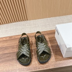 The row sandals