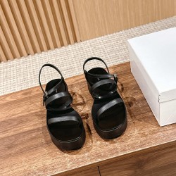 The row sandals