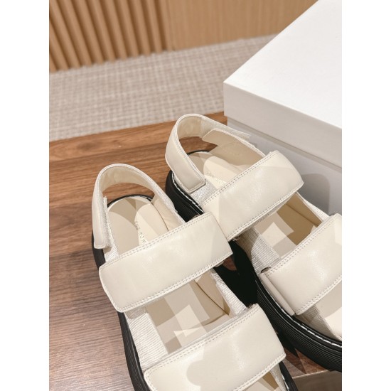 The row sandals
