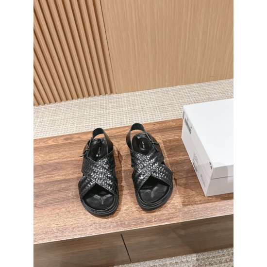 The row sandals