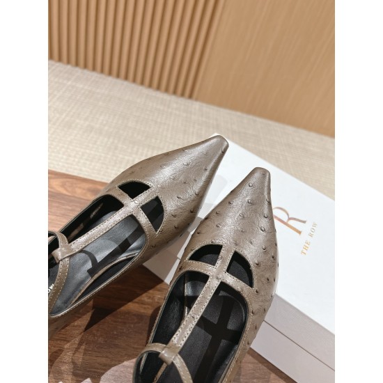 The row sandals