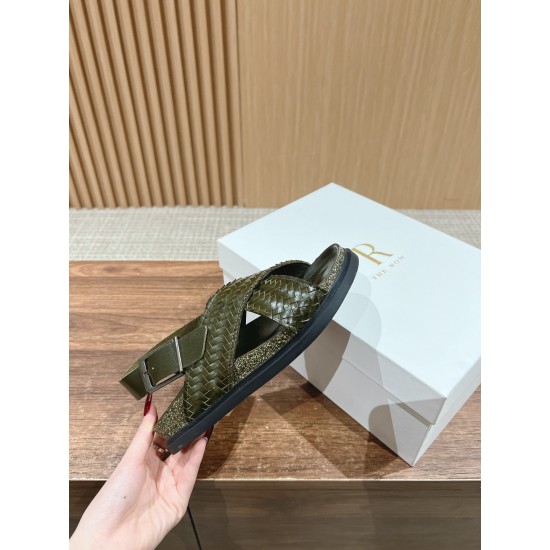 The row sandals