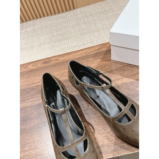 The row sandals