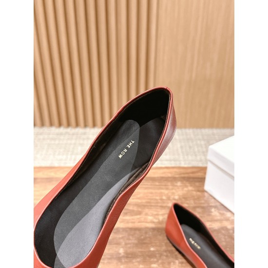 The row sandals