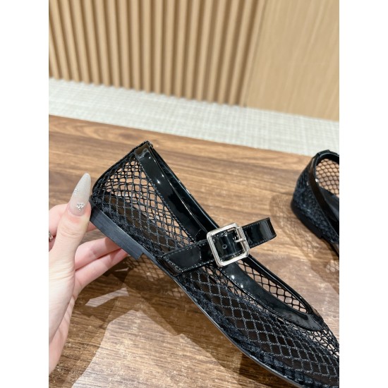 The row sandals