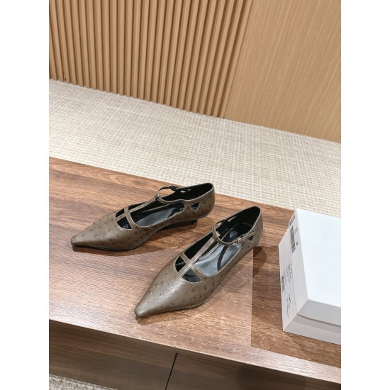 The row sandals
