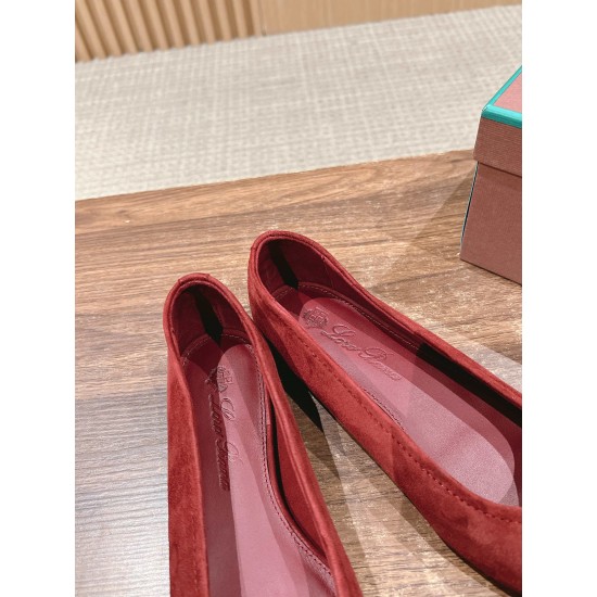 loro piana  ballet shoes
