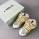 Leather Curb Sneakers