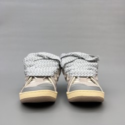 Leather Curb Sneakers