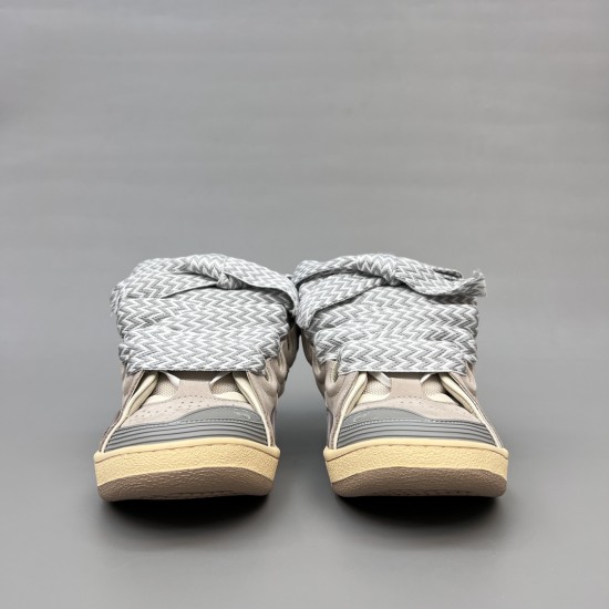 Leather Curb Sneakers