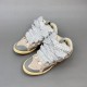Leather Curb Sneakers