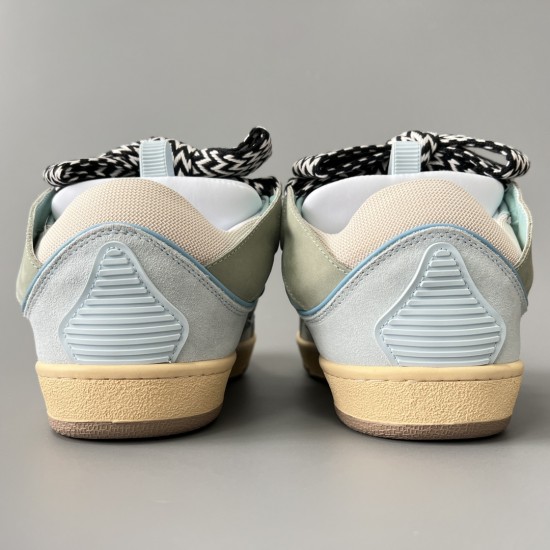 Leather Curb Sneakers