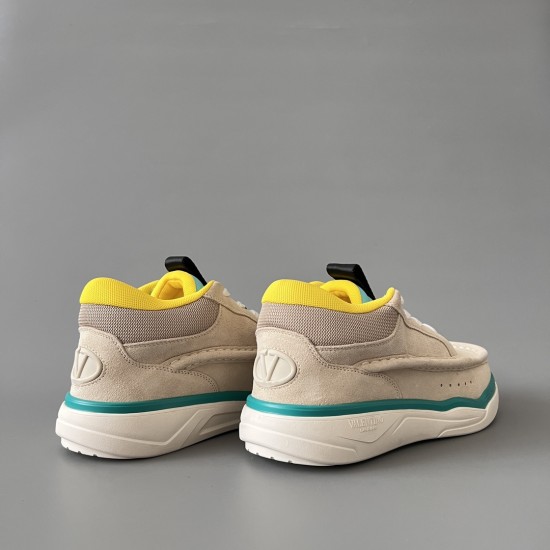 Mid Top Lace-Up Casual Shoes
