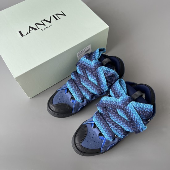 Leather Curb Sneakers