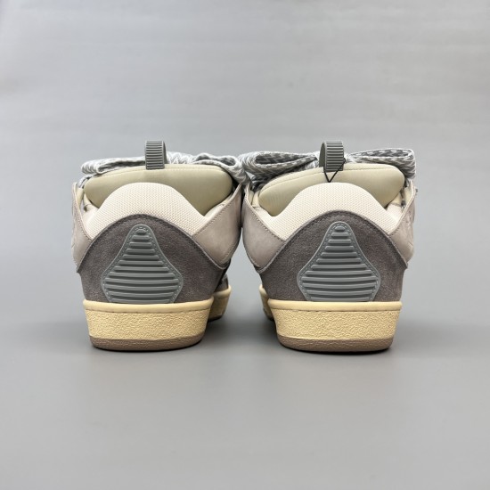 Leather Curb Sneakers