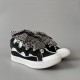 Leather Curb Sneakers