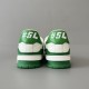Trainer Low Top Casual Board Shoes White Green Men's