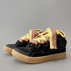 Leather Curb Sneakers