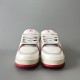 Trainer Low Top Casual Board Shoes White Red Men's