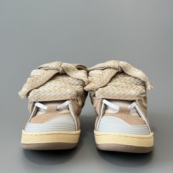 Leather Curb Sneakers