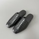 Crocodile Print Flip Flops