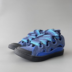 Leather Curb Sneakers