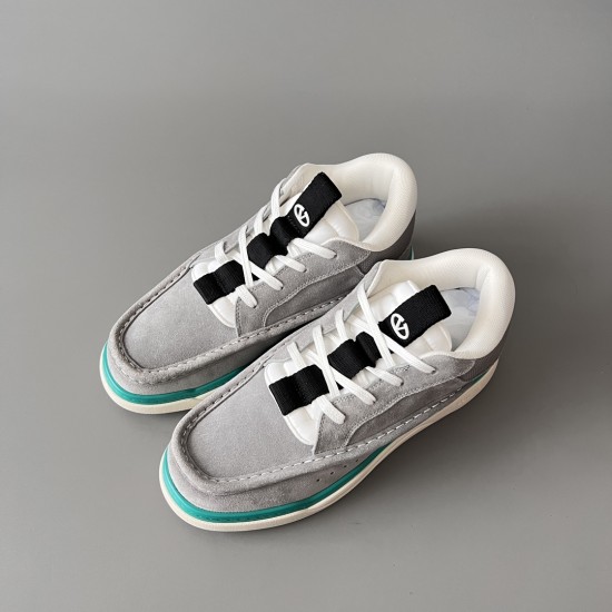 Mid Top Lace-Up Casual Shoes