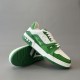 Trainer Low Top Casual Board Shoes White Green Men's