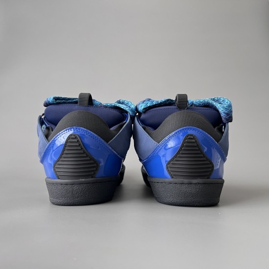 Leather Curb Sneakers