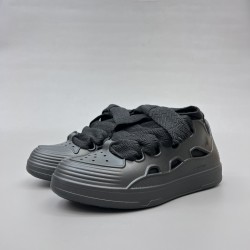 Leather Curb Sneakers