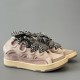 Leather Curb Sneakers