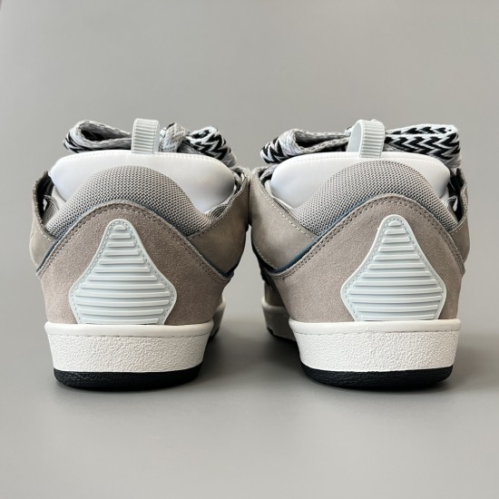 Leather Curb Sneakers