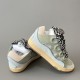 Leather Curb Sneakers